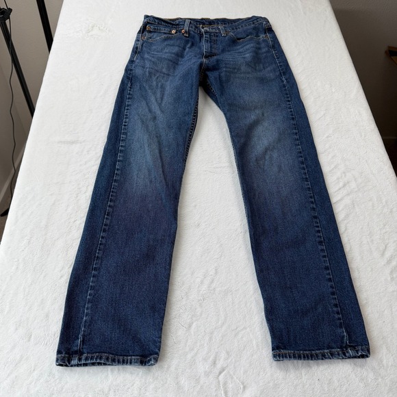 Levi's Other - Levi's 505 Regular‎ Fit Jeans Mens 32x32 Blue Good Medium Wash Straight Leg